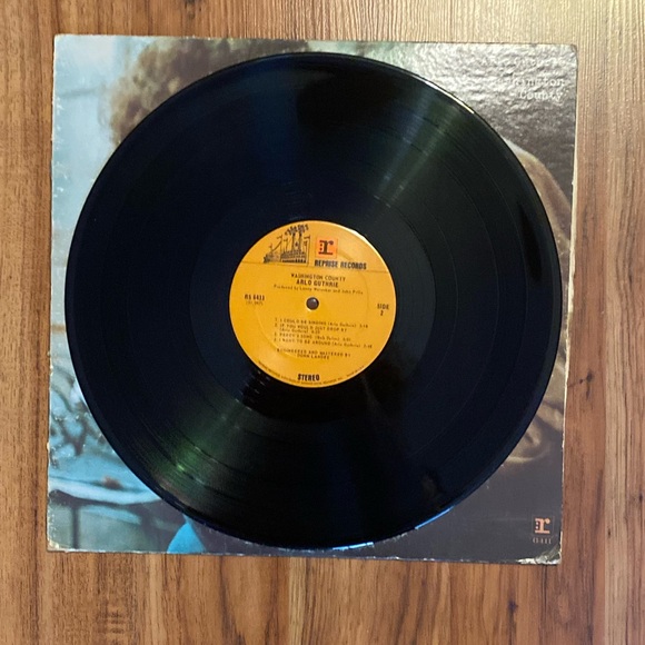 Arlo Guthrie Washington County Vintage Folk Rock Vinyl Record - Picture 10 of 11